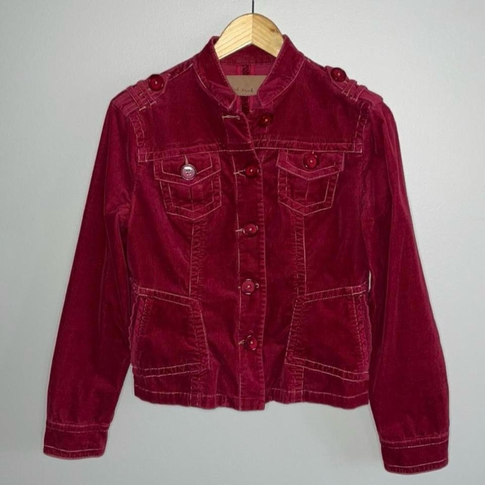 Think Tank Red Corduroy Jacket